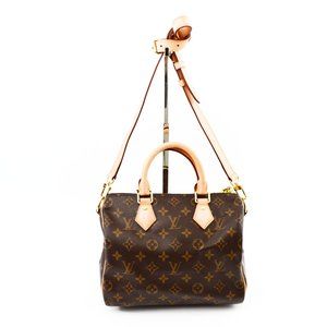 Louis Vuitton Speedy BANDOULIÈRE 25 Monogram Bag #202-56